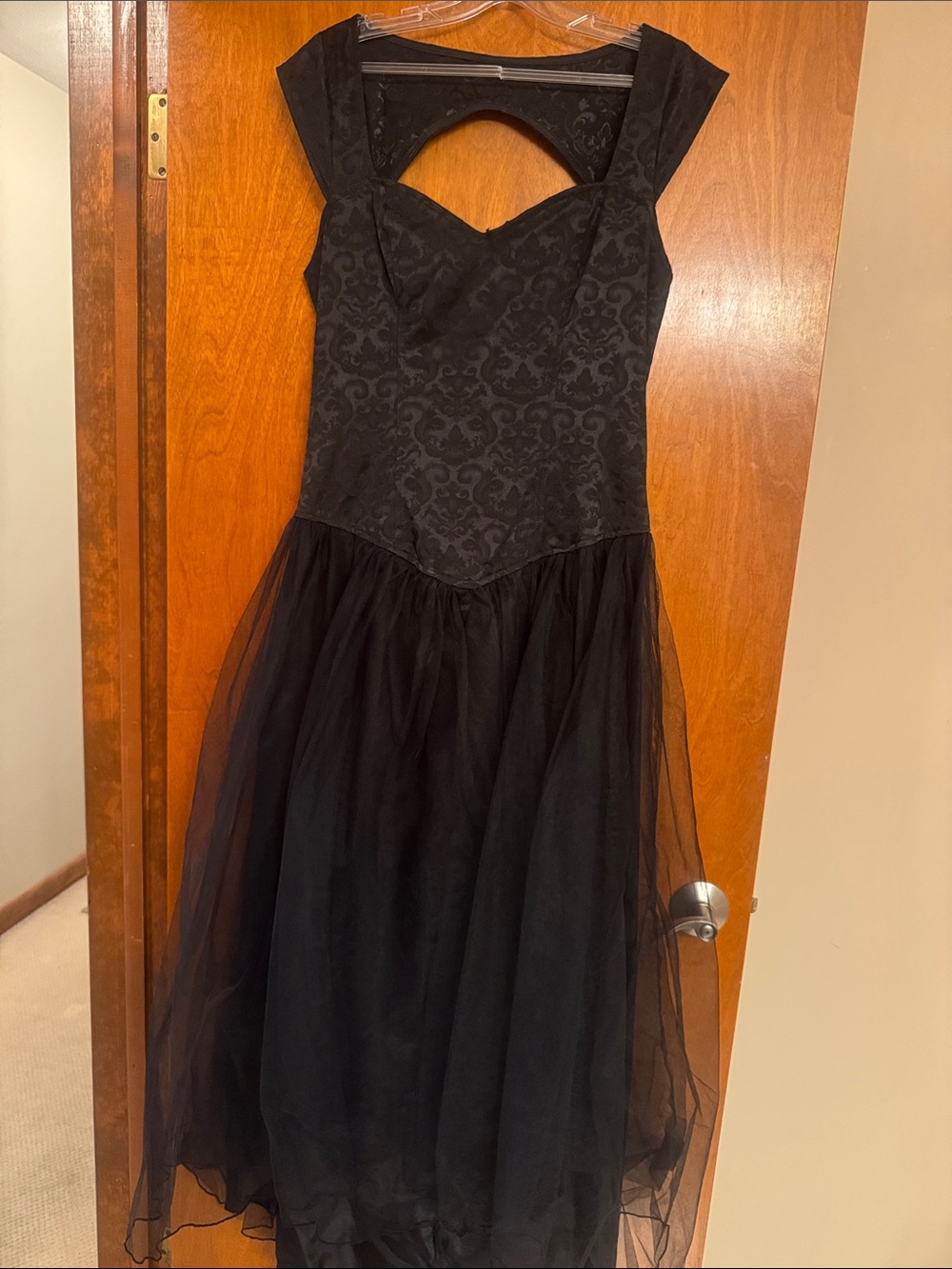 Lip Service Black Sweetheart Neck Tulle Ballgown